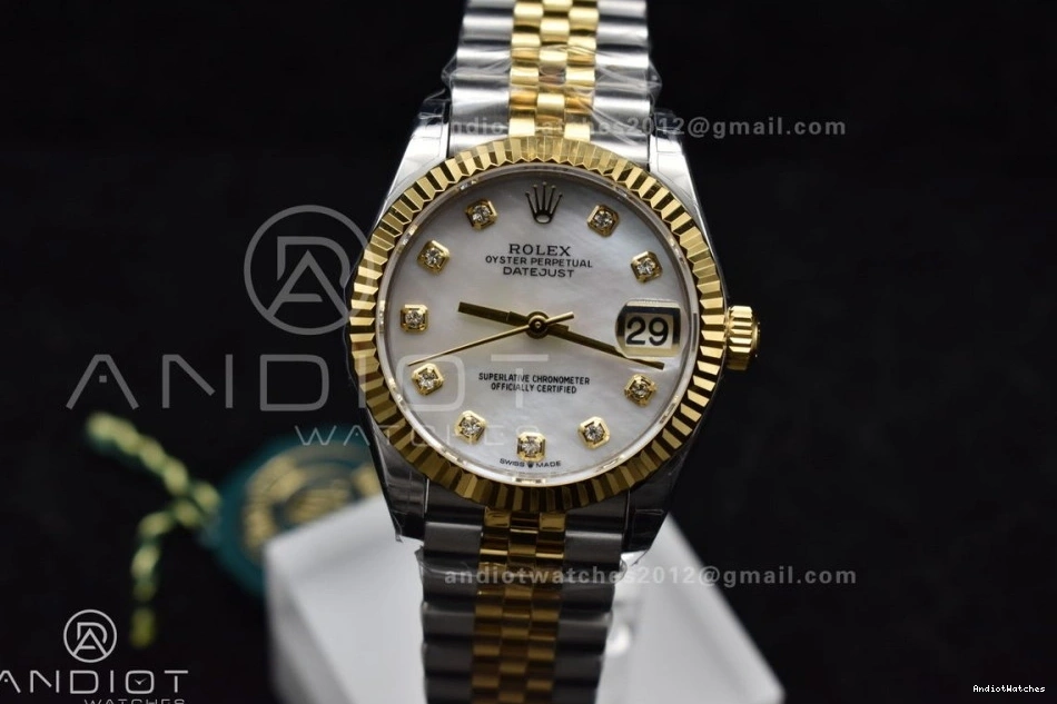 Bracelet YG 316L MOP 278271 Steel Colorful Dial President 542 31 DateJust On GSF Diamond Ladies 0202